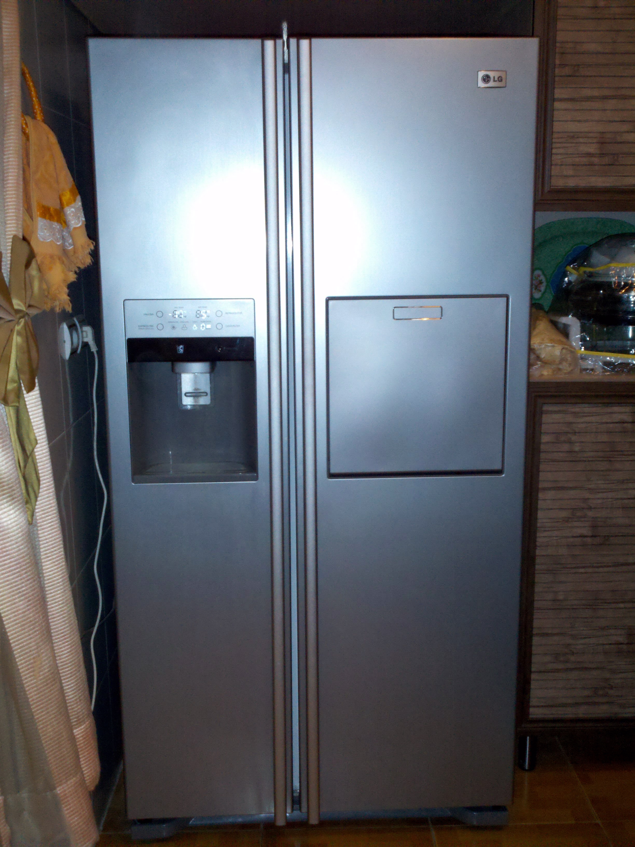 LG side-by-side refrigerator